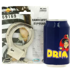 Accesorio de Carnaval Esposas de Metal*FIESTAS GUIRCA Discount