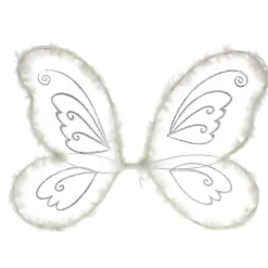 DRIM DISCOUNT Disfraces Y Complementos|Disfraces Y Complementos-Alas de Hada Blancas con Plumas