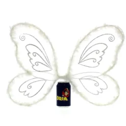 DRIM DISCOUNT Disfraces Y Complementos|Disfraces Y Complementos-Alas de Hada Blancas con Plumas