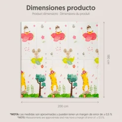 Alfombra de juego XXL Reversible Selva*INTERBABY New