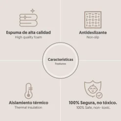 Alfombra de juego XXL Reversible Selva*INTERBABY New