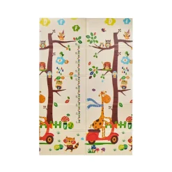 MS Mantas Y Gimnasios De Actividades-Alfombra de juegos L Reversible Jirafa/Zebra