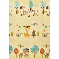 MS Mantas Y Gimnasios De Actividades-Alfombra de juegos XL Reversible Zebra/Jirafa