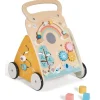 MS Andadores Para Bebés|Juegos De Madera-Andador Correpasillos madera Mimo Verde/Amarillo