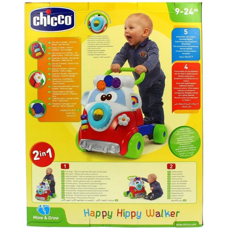 CHICCO Andadores Para Bebés|Bicicletas, Correpasillos Y Triciclos-Andador Infantil Happy Hippy