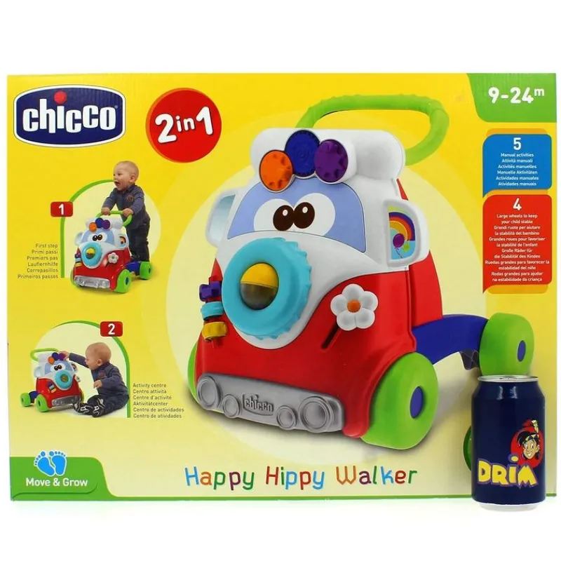 CHICCO Andadores Para Bebés|Bicicletas, Correpasillos Y Triciclos-Andador Infantil Happy Hippy
