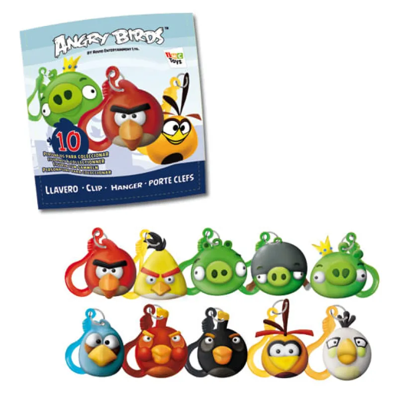 IMC Ropa Y Complementos|Figuras Y Figuras De Acción-Angry Birds Llaveros