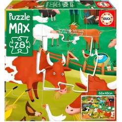 Animales de Granja Puzzle 28 Piezas Maxi*EDUCA Outlet