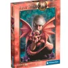 CLEMENTONI Puzzles Y Construcciones-Anne Stokes Puzzle Dragokin 1000 Piezas