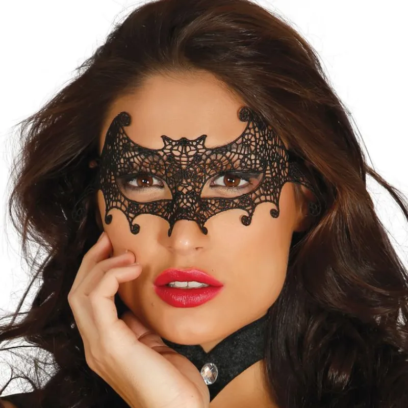 FIESTAS GUIRCA Halloween-Antifaz Bordado Murciélago