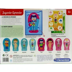 CLEMENTONI Juegos Y Juguetes Educativos-Aprende El Cuerpo Humano