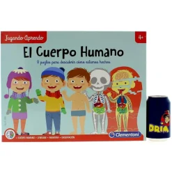 CLEMENTONI Juegos Y Juguetes Educativos-Aprende El Cuerpo Humano