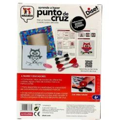 DISET Juegos Y Juguetes Educativos-Aprende Punto de Cruz