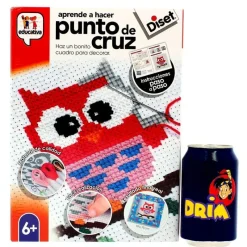 DISET Juegos Y Juguetes Educativos-Aprende Punto de Cruz