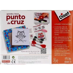 DISET Juegos Y Juguetes Educativos-Aprendo Punto de Cruz