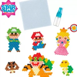 EPOCH Manualidades-Aquabeads Pack Super Mario Personajes