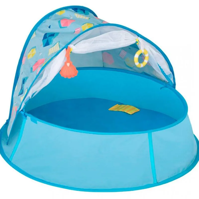 BADABULLE Accesorios Y Complementos De Viaje|Aire Libre-Aquani Zona de Juego 3-en-1 Anti-UV FPS 50+