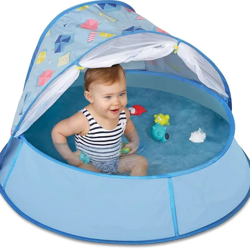 BADABULLE Accesorios Y Complementos De Viaje|Aire Libre-Aquani Zona de Juego 3-en-1 Anti-UV FPS 50+