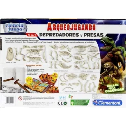 CLEMENTONI Juegos Y Juguetes Educativos-Arqueojugando Depredadores y Presas