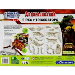 Arqueojugando T-Rex y Triceratops*CLEMENTONI Best
