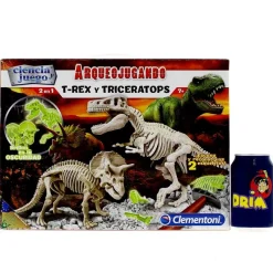Arqueojugando T-Rex y Triceratops*CLEMENTONI Best