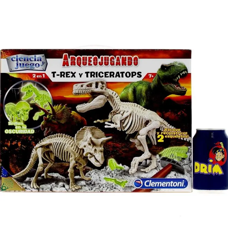 Arqueojugando T-Rex y Triceratops*CLEMENTONI Best