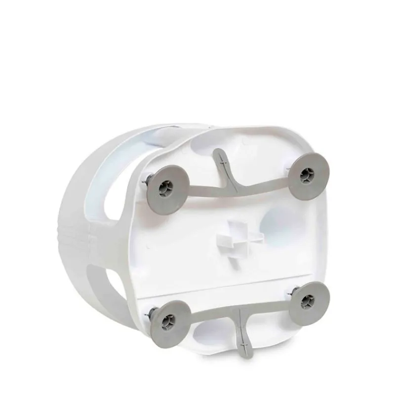 INTERBABY Asientos Y Hamaquitas De Baño-Asiento baño blanco/ gris