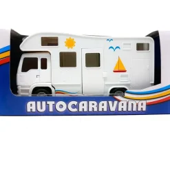 KIDDUS Vehículos, Trenes Y Parkings-Autocaravana Vehículo Miniatura