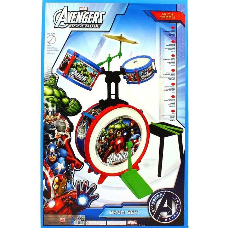 CLAUDIO REIG Instrumentos Musicales-Avengers Bateria Musical