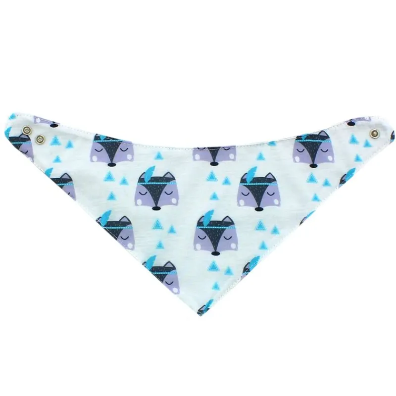 Babero bandana babitas Zorrito Azul*VADEBEBE Best