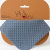 Babero bandana Gofre Azul*VADEBEBE New