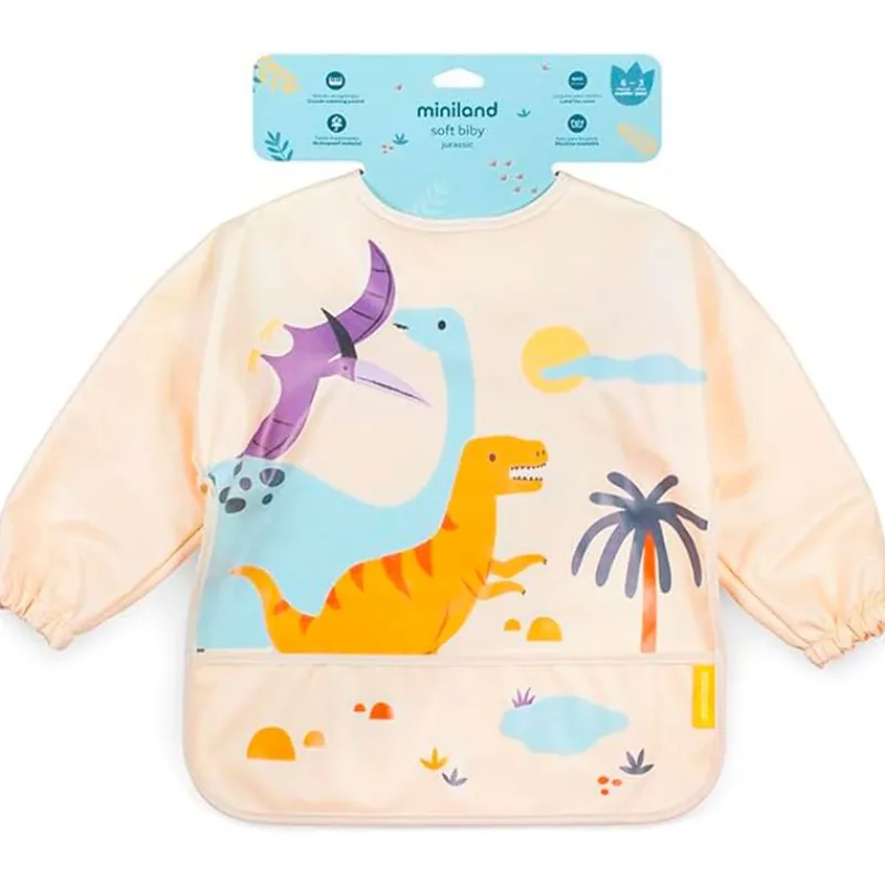 Babero con Mangas Jurassic*MINILAND Sale