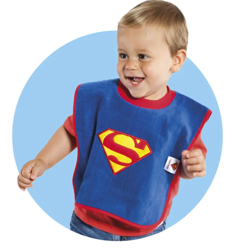 MOLTO Baberos-Babero cuello camiseta Superman