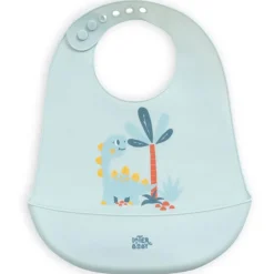 Babero silicona azul*INTERBABY Online