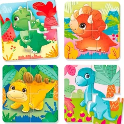 SELECCION DRIM Juegos Y Juguetes Educativos-Baby Dinoland Pack 3 en 1