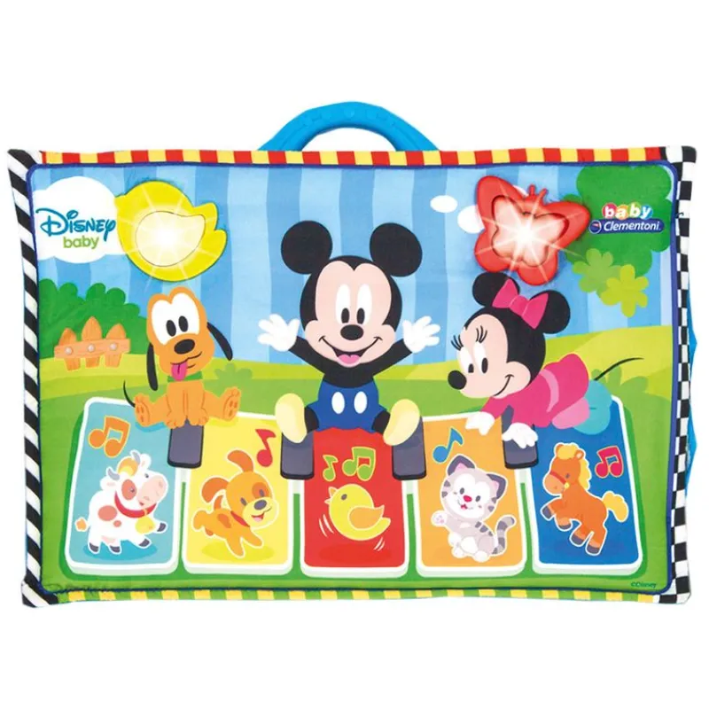 CLEMENTONI Primera Infancia Y Preescolar-Baby Mickey Mouse Tapiz Piano Musical