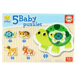 EDUCA Puzzles Y Construcciones-Baby Puzzles Animales Domésticos