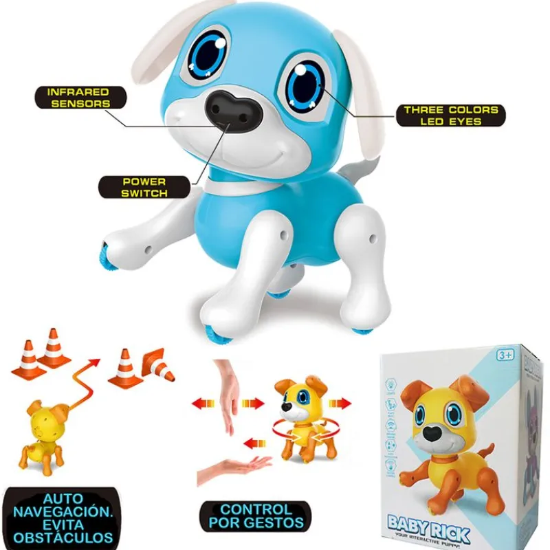 Baby Rick Perrito Robot Azul*DRIM DISCOUNT Online