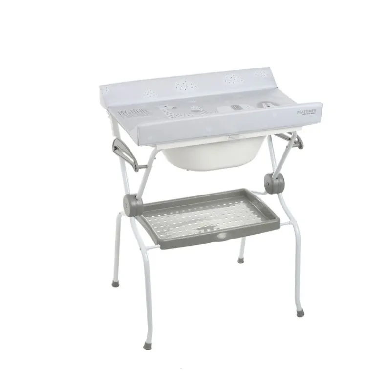 PLASTIMYR Bañeras Para Bebés-Bañera Bebé Ada sobrebide Safari Gris