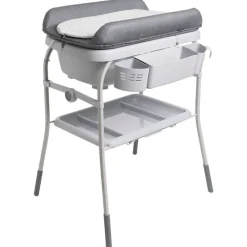 CHICCO Bañeras Para Bebés-Bañera Cambiador Cuddle & Bubble Gris