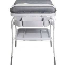 CHICCO Bañeras Para Bebés-Bañera Cambiador Cuddle & Bubble Gris