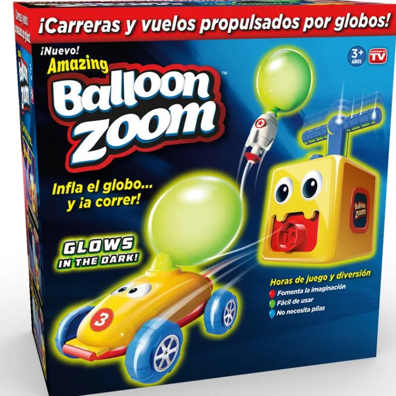 SELECCION DRIM Vehículos, Trenes Y Parkings-Balloon Zoom Coche de Carreras