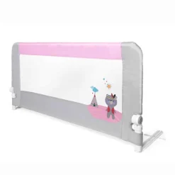 INTERBABY Barandillas De Cama|Seguridad En El Hogar-Barandilla de Cama 150 cm Abatible Indi Rosa