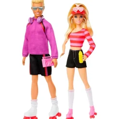 MATTEL Muñecas-Barbie & Ken Patinadores 65 Aniversario