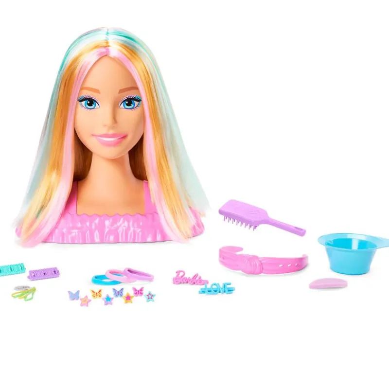 MATTEL Muñecas-Barbie Busto Peinado Color Reveal