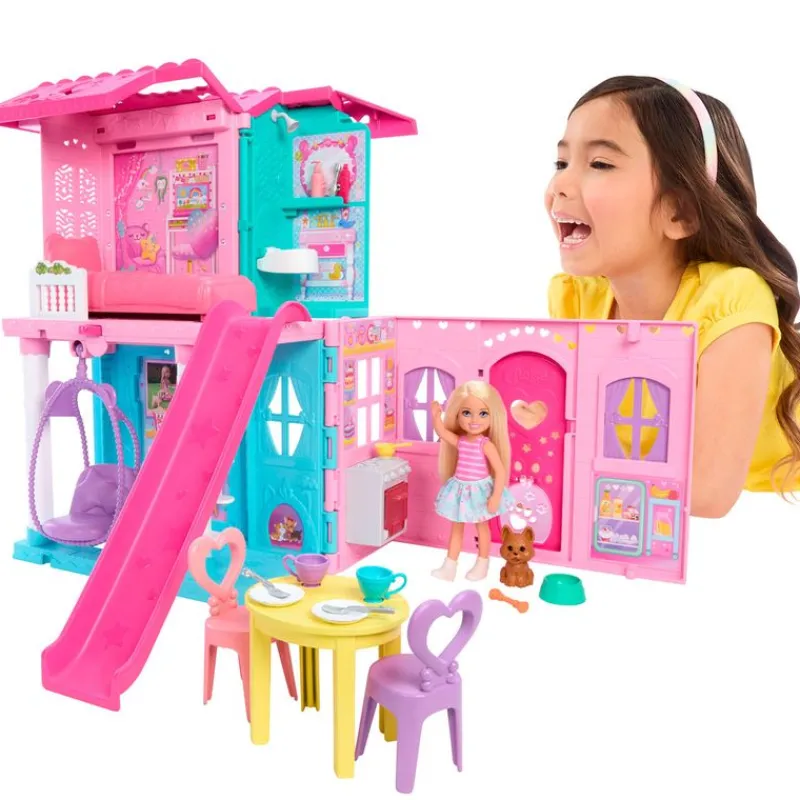 Barbie Casa de Muñecas Desplegable Chelsea*MATTEL