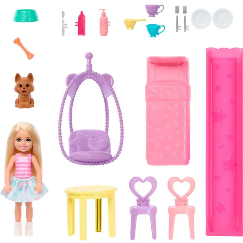 Barbie Casa de Muñecas Desplegable Chelsea*MATTEL