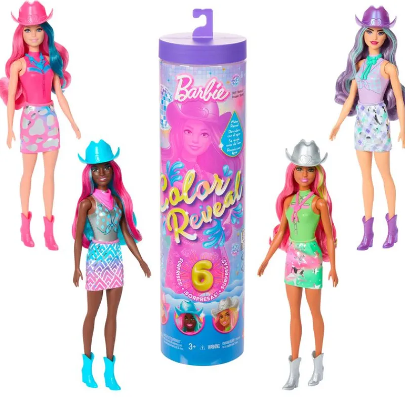 Barbie Color Reveal Colección Estrella Disco Muñeca Sorpresa*MATTEL Hot