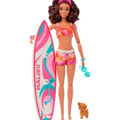 MATTEL Muñecas-Barbie con Tabla de Surf