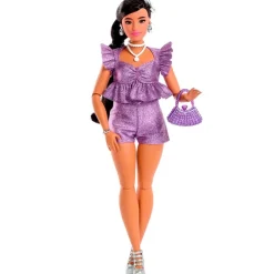 Barbie Deluxe Style Muñeca #9 Top Morado*MATTEL